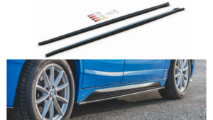 Lip Spoiler BMW X2 F39 M-Pack Side Skirts Gloss Black