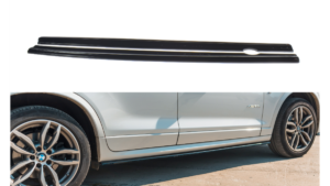 Lip Spoiler BMW X3 F25 Facelift M-Pack Side Skirts Gloss Black