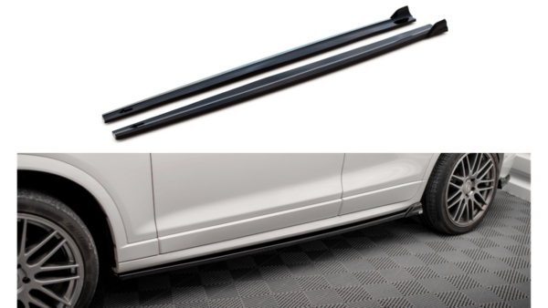 Lip Spoiler BMW X3 F25 M-Pack Side Skirts Gloss Black