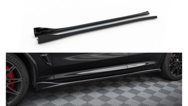 Lip Spoiler BMW X3 F97 Facelift M-Pack Side Skirts