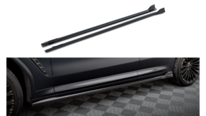 Lip Spoiler BMW X3 G01 Facelift M-Pack Side Skirts Gloss Black