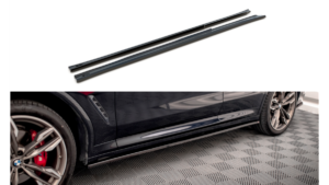 Lip Spoiler BMW X3 G01 M-Pack Side Skirts v.1 Gloss Black