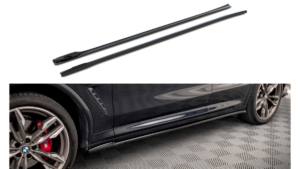 Lip Spoiler BMW X3 G01 M-Pack Side Skirts v.2 Gloss Black