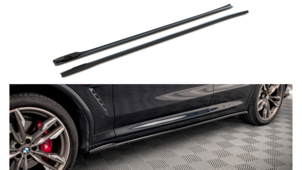 Lip Spoiler BMW X3 G01 M-Pack Side Skirts v.2 Gloss Black