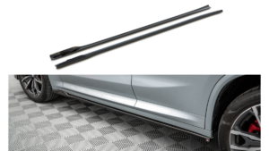 Lip Spoiler BMW X4 G02 Facelift M-Pack Side Skirts Gloss Black