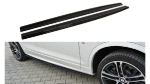Lip Spoiler BMW X4 G02 M-Pack Side Skirts Gloss Black