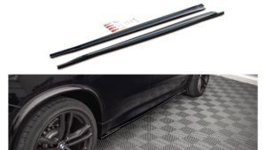 Lip Spoiler BMW X5 F85 M-Pack Side Skirts v.1 Gloss Black