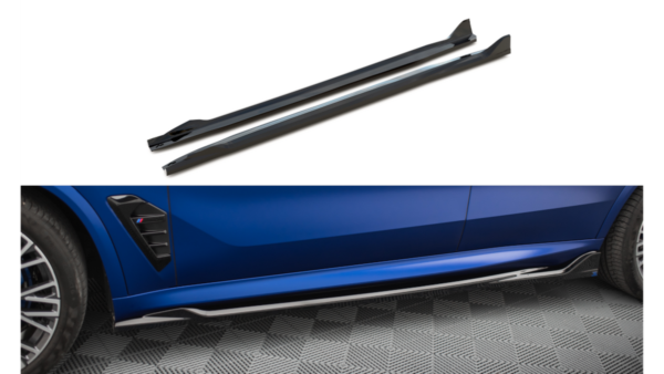 Lip Spoiler BMW X5 G05 Facelift M-Pack Side Skirts v.2