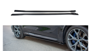 Lip Spoiler BMW X5 G05 M-pack Side Skirts Gloss Black