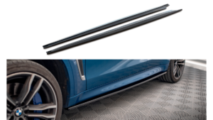 Lip Spoiler BMW X6 F86 M-Pack Side Skirts Gloss Black
