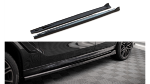Lip Spoiler BMW X6 G06 F96 M-Pack Side Skirts Gloss Black