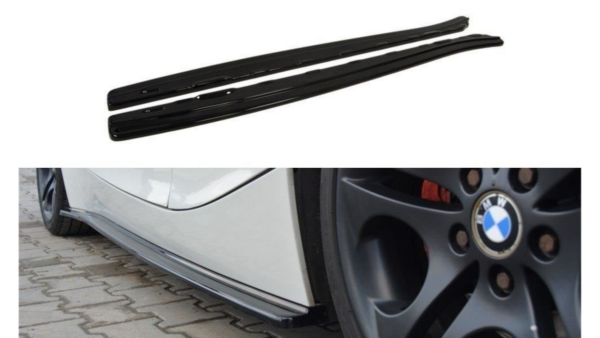 Lip Spoiler BMW Z4 E85 E86 Side Skirts Gloss Black