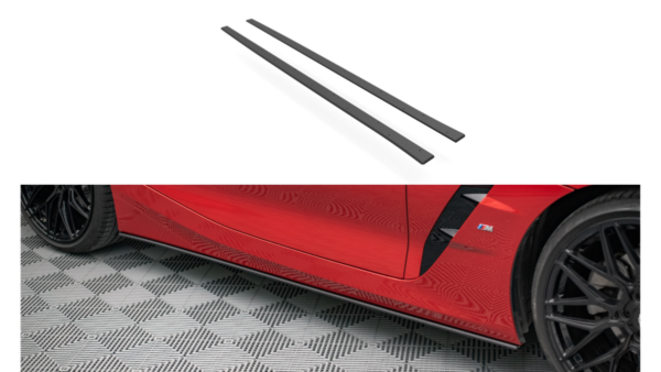 Lip Spoiler BMW Z4 G29 M-Pack Side Skirts Street Pro Black-Red