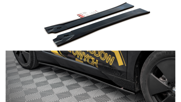 Lip Spoiler BMW i3 I01 Facelift Side Skirts Gloss Black