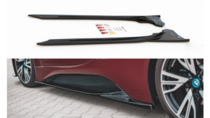 Lip Spoiler BMW i8 I12 Side Skirts Gloss Black