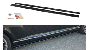 Lip Spoiler Bentley Continental GT I Side Skirts Gloss Black