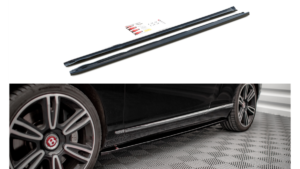 Lip Spoiler Bentley Continental GT II V8 S Side Skirts Gloss Black