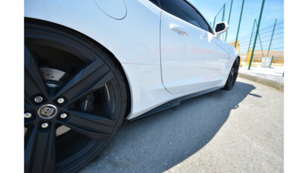 Lip Spoiler Chevrolet Camaro VI 2SS Side Skirts Gloss Black