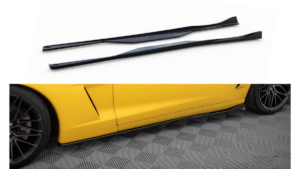 Lip Spoiler Chevrolet Corvette C6 Side Skirts