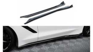 Lip Spoiler Chevrolet Corvette C7 Side Skirts v.2