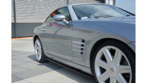Lip Spoiler Chrysler Crossfire Side Skirts Gloss Black