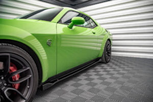 Lip Spoiler Dodge Challenger III SRT Hellcat Side Skirts Gloss Black