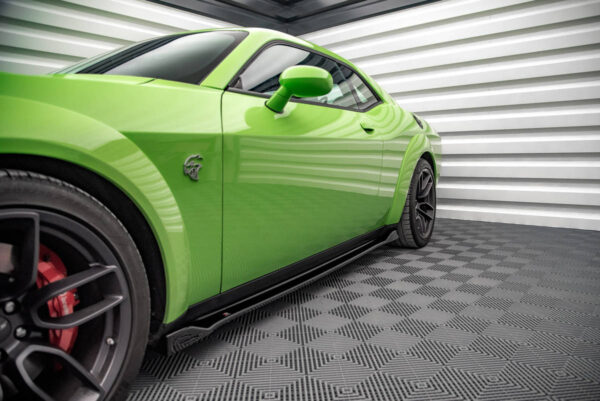 Lip Spoiler Dodge Challenger III SRT Hellcat Side Skirts Gloss Black