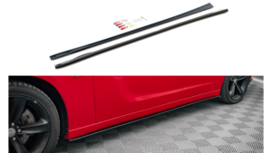 Lip Spoiler Dodge Charger VII Facelift RT Side Skirts Gloss Black