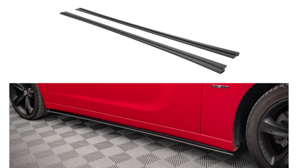 Lip Spoiler Dodge Charger VII Facelift RT Side Skirts Street Pro Black