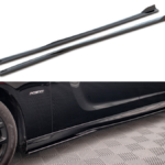 Lip Spoiler Dodge Charger VII Facelift SRT Side Skirts Gloss Black