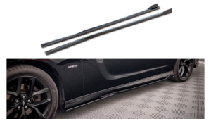 Lip Spoiler Dodge Charger VII Facelift SRT Side Skirts Gloss Black