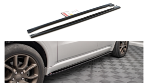 Lip Spoiler Dodge Durango III RT Side Skirts Gloss Black