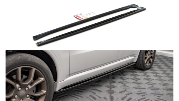Lip Spoiler Dodge Durango III RT Side Skirts Gloss Black