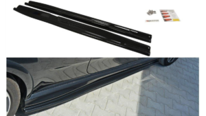 Lip Spoiler Fiat Punto Evo Abarth Side Skirts Gloss Black
