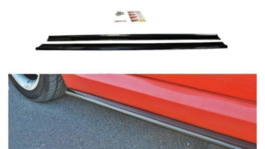 Lip Spoiler Fiat Stilo Side Skirts Schumacher Version Gloss Black