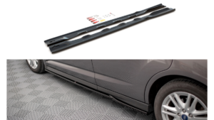 Lip Spoiler Ford C-Max II Side Skirts Gloss Black