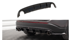 Lip Spoiler Ford Edge II Rear Valance Gloss Black