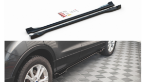 Lip Spoiler Ford Escape III Side Skirts Gloss Black