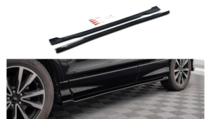 Lip Spoiler Ford Escape III ST-Line Side Skirts Gloss Black