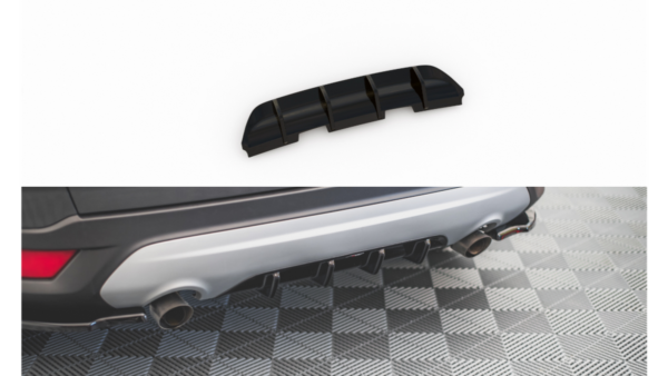 Lip Spoiler Ford Escape III Rear Valance Gloss Black