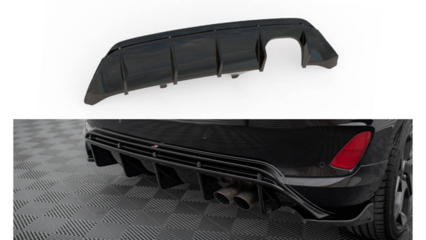 Diffuser Ford Fiesta VIII ST Rear Valance v.2 Gloss Black