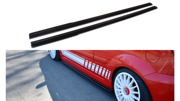 Lip Spoiler Ford Fiesta VI ST Side Skirts Gloss Black
