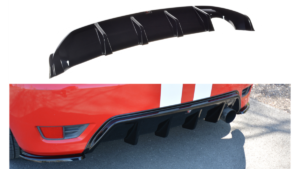 Lip Spoiler Ford Fiesta VI ST Rear Valance Gloss Black