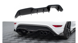 Lip Spoiler Ford Fiesta VII Facelift ST Rear Valance Gloss Black