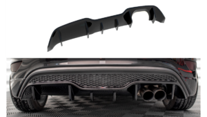 Lip Spoiler Ford Fiesta VII Facelift ST Rear Valance Gloss Black