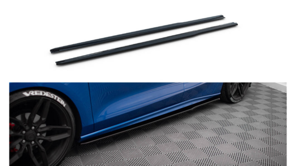 Diffuser Ford Focus IV ST ST-Line Side Skirts v.3 Gloss Black