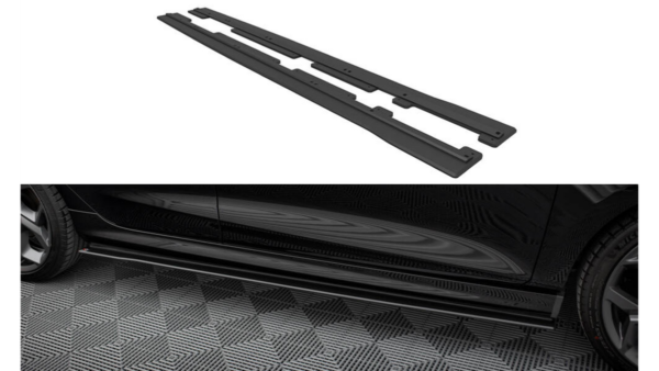 Lip Spoiler Ford Fiesta VIII ST ST-Line Side Skirts Racing Black-Red