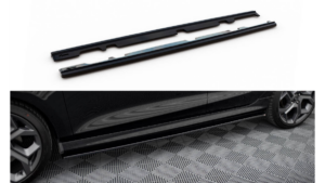 Lip Spoiler Ford Fiesta VIII ST ST-Line Side Skirts v.1 Gloss Black