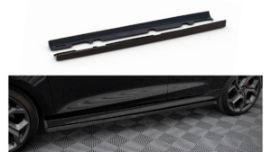 Lip Spoiler Ford Fiesta VIII ST ST-Line Side Skirts v.2 Gloss Black