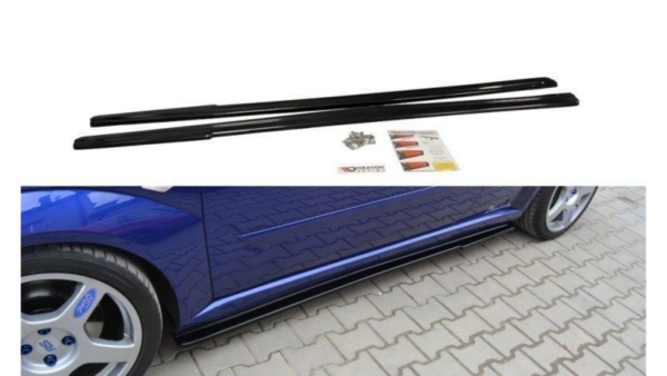 Lip Spoiler Ford Focus I RS Side Skirts Gloss Black